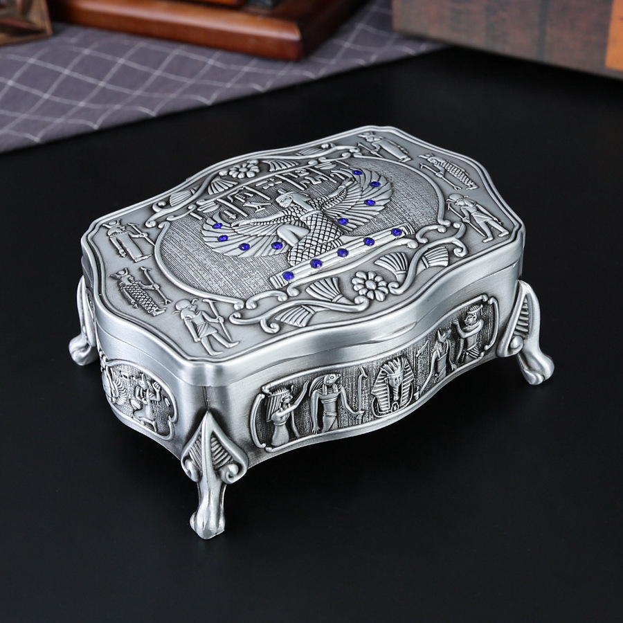 Women'S Egyptian Accessories - vintage Egyptian Jewelry Accessory Storage Box