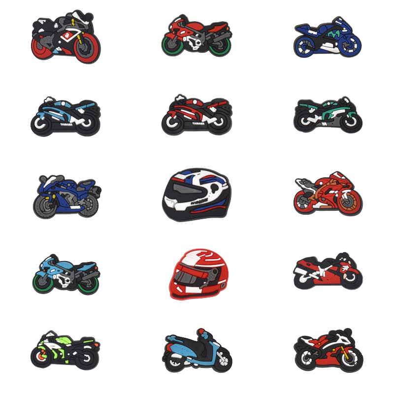 Women'S Accessories For Crocs - Motorcycles Shoe Charms for Crocs Sandals
