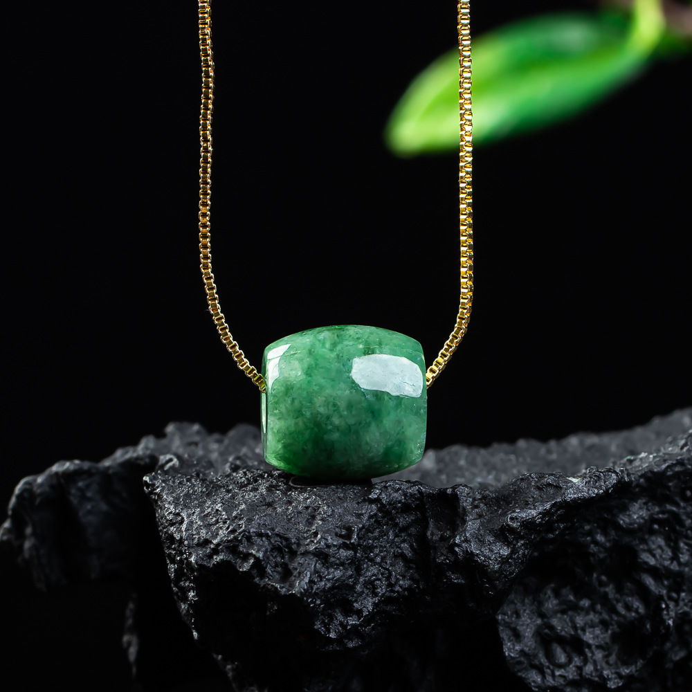 Accessories Woman - Natural Real Jade Bead Pendant Myanmar