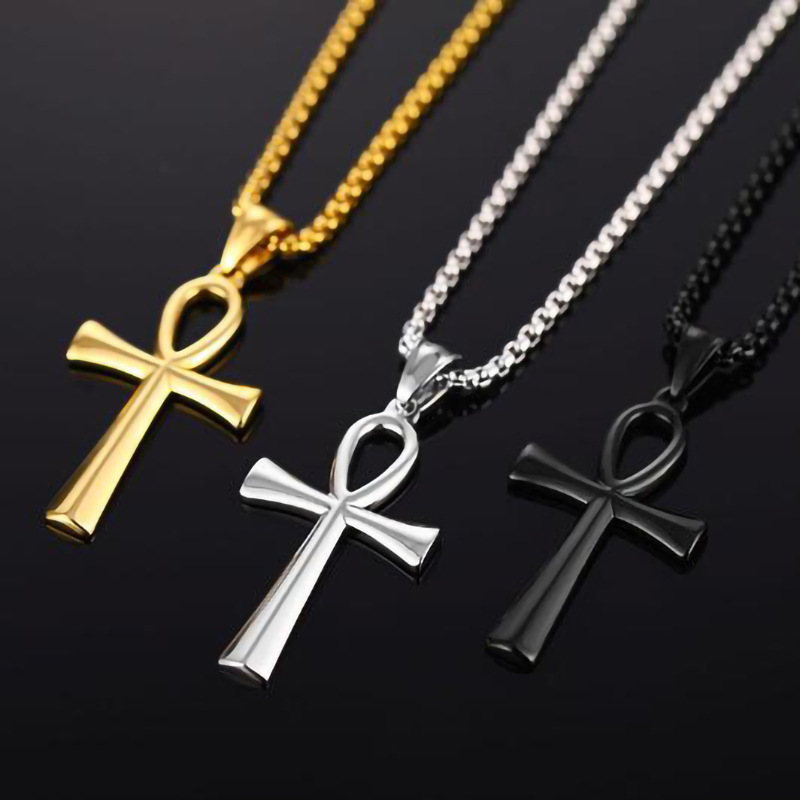 Stainless Steel Egyptian Ankh  - Women'S Egyptian Accessories ulasan dan harga