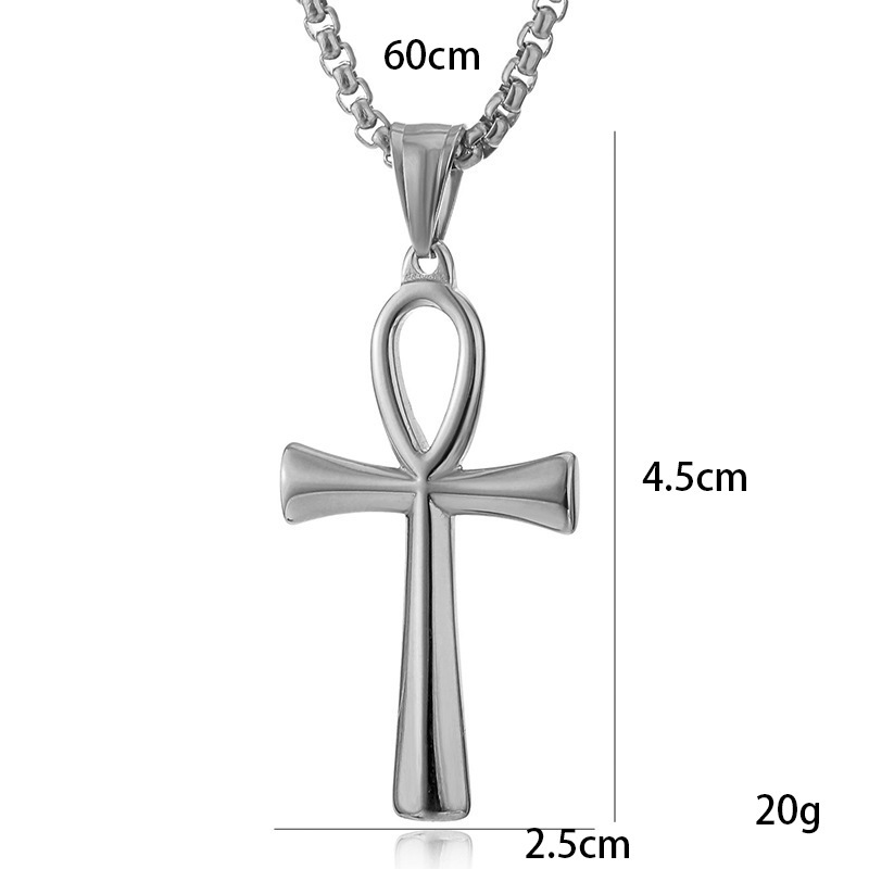 Stainless Steel Egyptian Ankh  - Women'S Egyptian Accessories ulasan dan harga