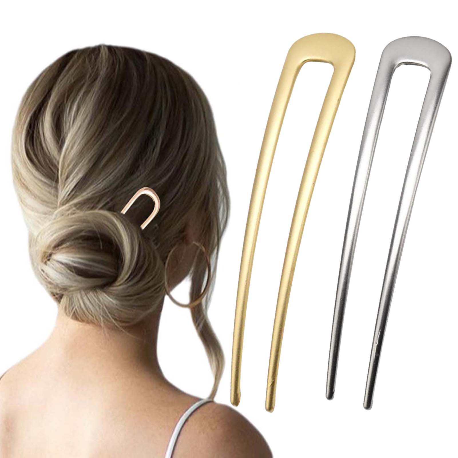 French U Shaped Hair Pins Vint - Women'S Work Accessories ulasan dan harga