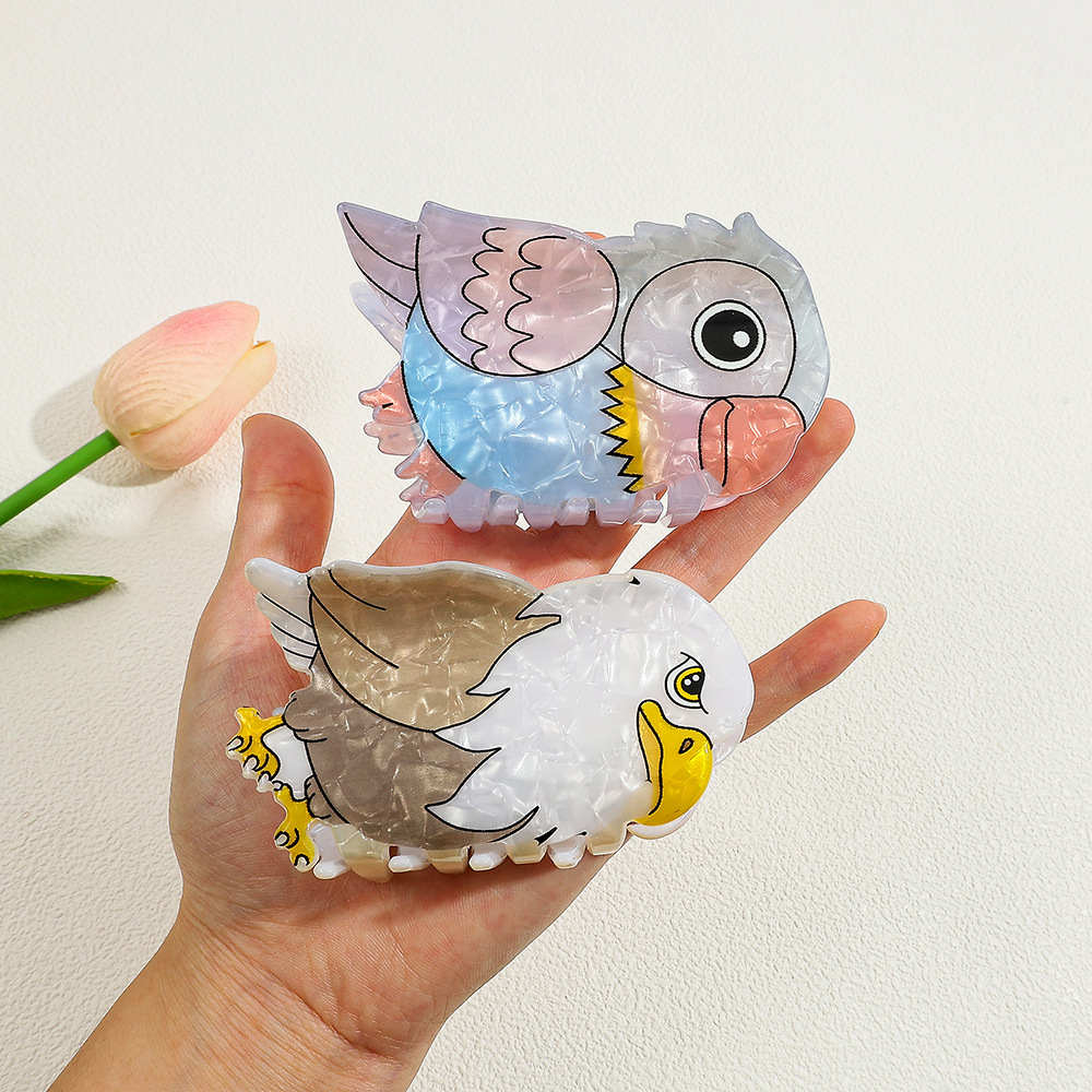 Cute Cartoon Bird Acrylic Hair - Women'S Eagles Accessories ulasan dan harga