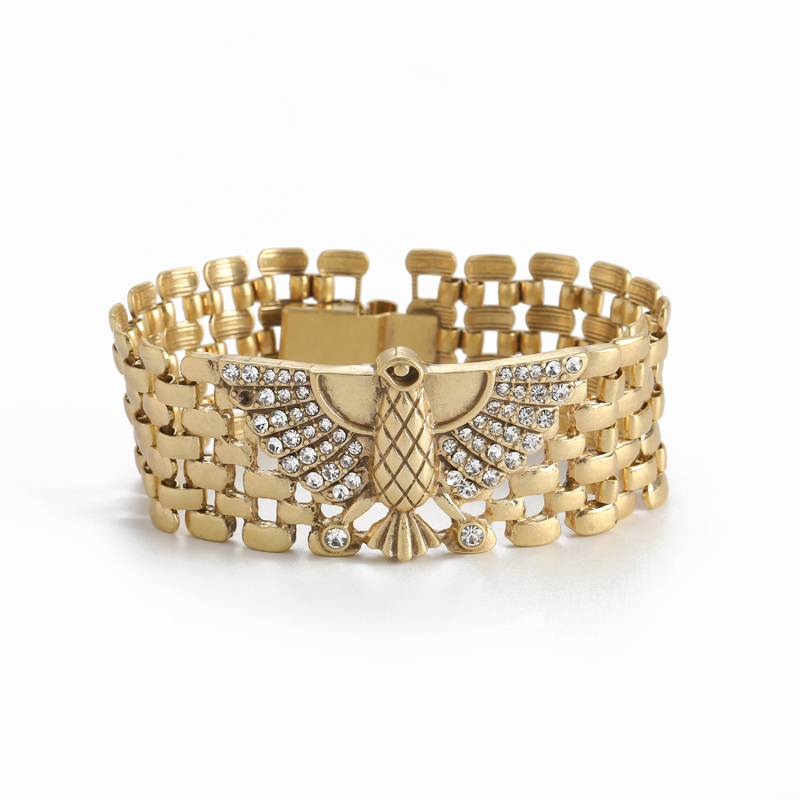 Vintage Wide Eagle Charm Brace - Women'S Eagles Accessories ulasan dan harga