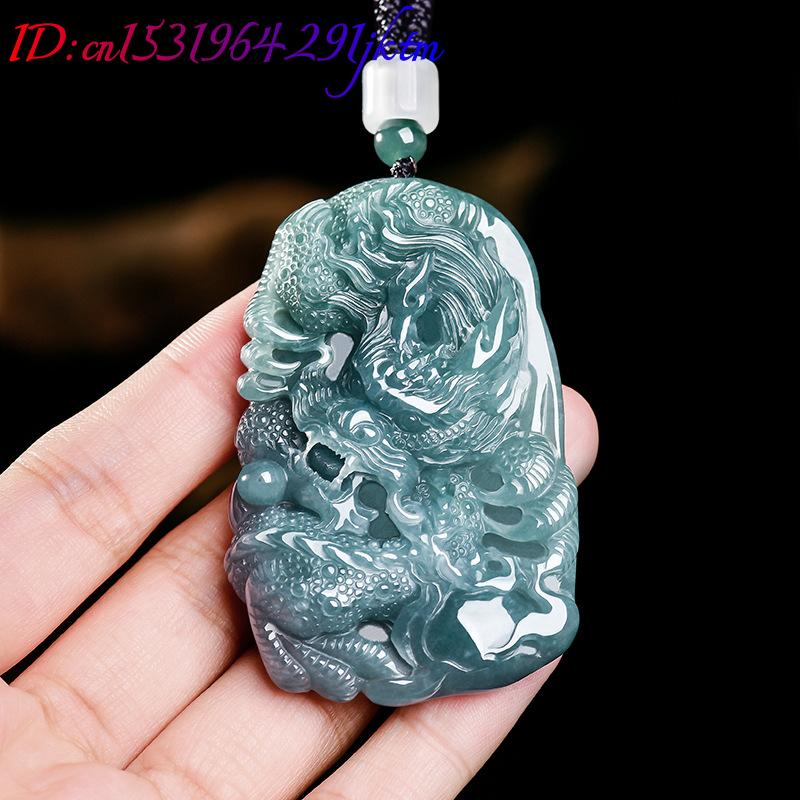 Natural Burmese Jadeite Dragon - Women Accessories To Gift ulasan dan harga
