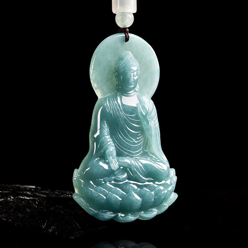 Natural Burmese Jadeite Buddha - Women Accessories To Gift ulasan dan harga