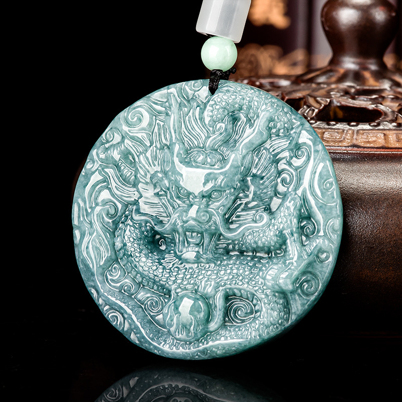Burmese Jadeite Dragon Pendant - Women Accessories To Gift ulasan dan harga