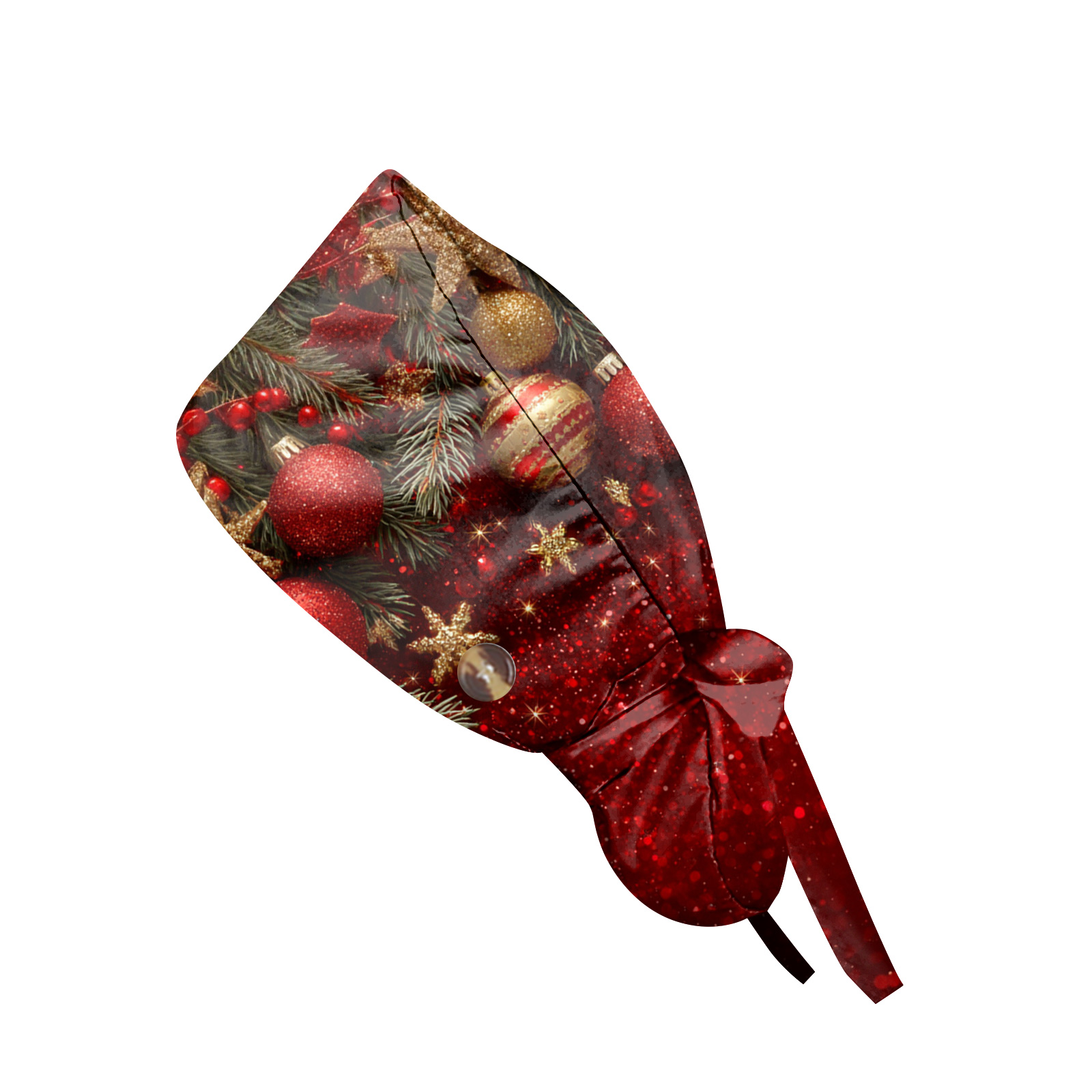 Christmas Elements Printed Sur - Women'S Work Accessories ulasan dan harga