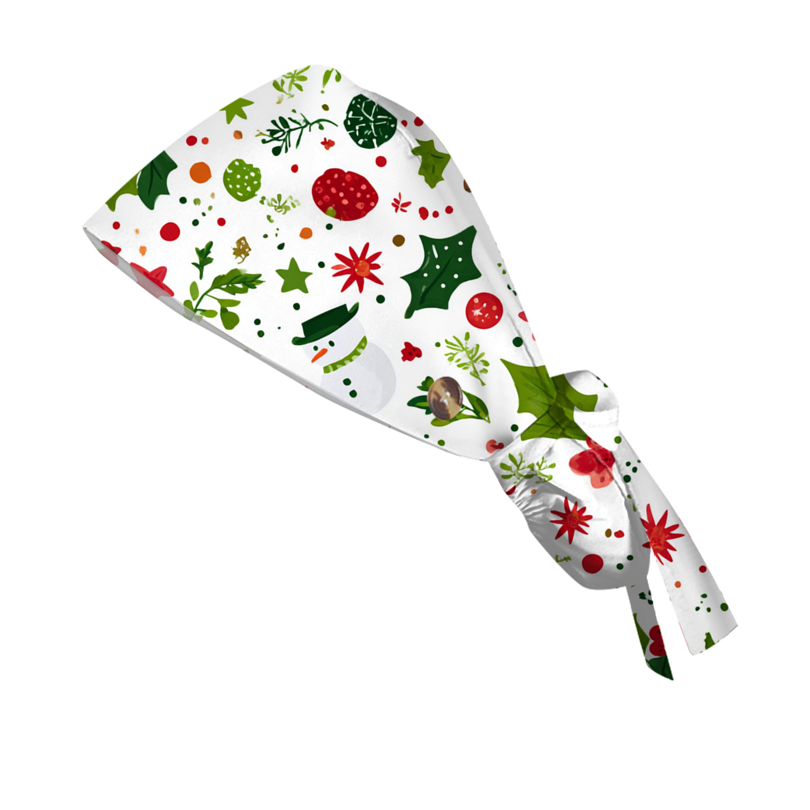Christmas Elements Printed Sur - Women'S Work Accessories ulasan dan harga