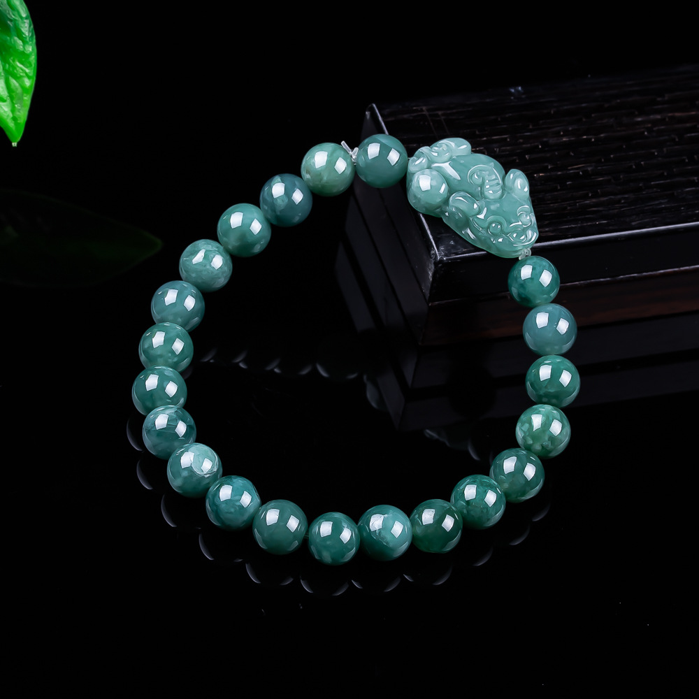 Natural Burmese Jadeite Pixiu  - Accessories Woman ulasan dan harga
