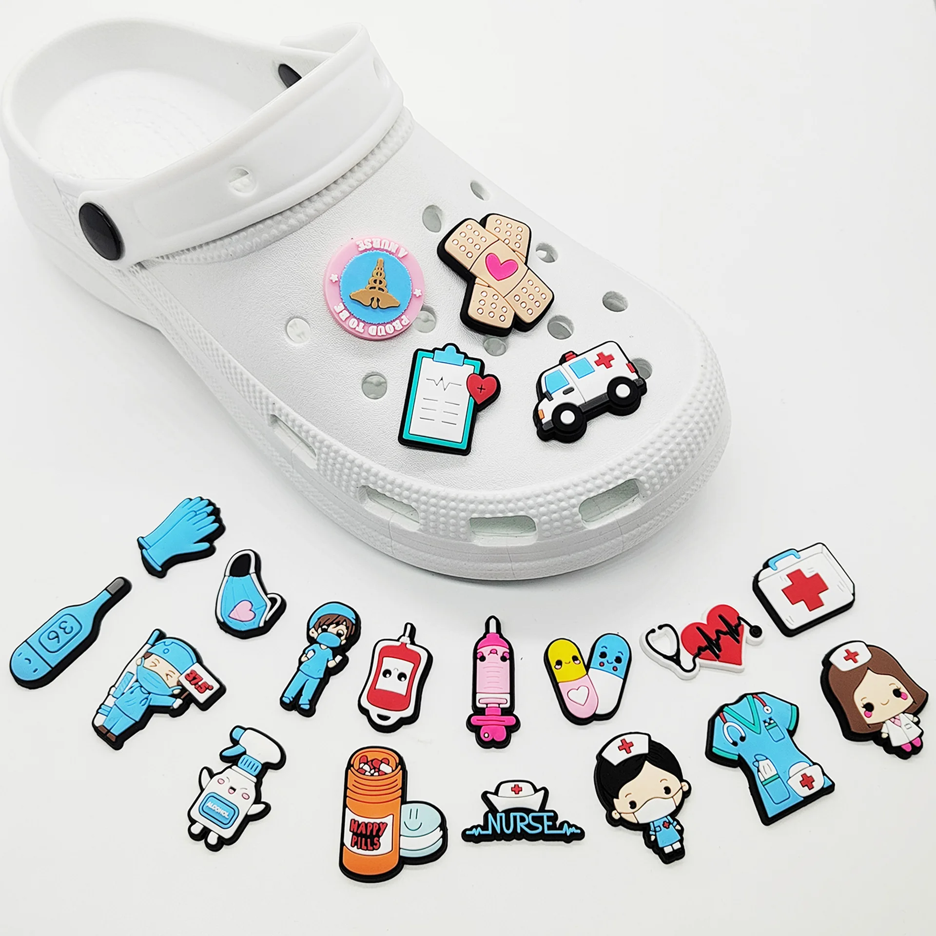 New 1pcs PVC Shoe Charms for C - Women'S Accessories For Crocs ulasan dan harga