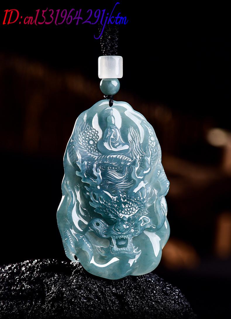 Natural Burmese Jadeite Dragon - Women Accessories To Gift ulasan dan harga
