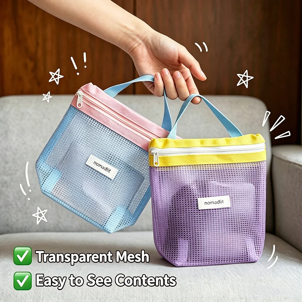 Large Capacity Transparent Mes - Women Accessories List ulasan dan harga