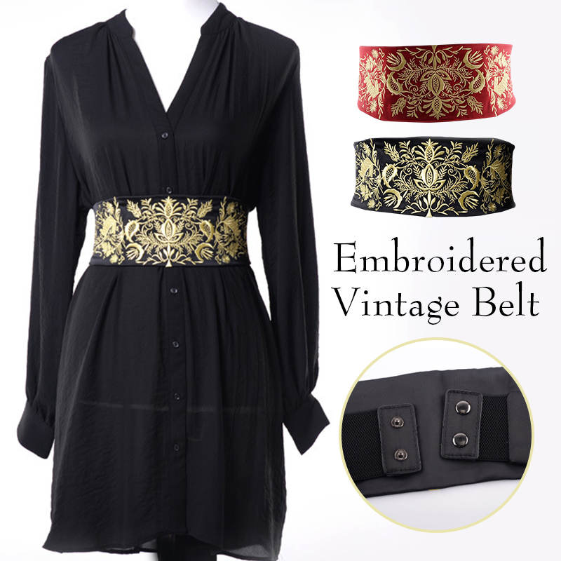 Vintage Embroidery Fabric Wide - Women'S Kimono Accessories ulasan dan harga