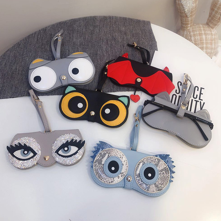 ins cartoon cute glasses case  - Women Accessories List ulasan dan harga