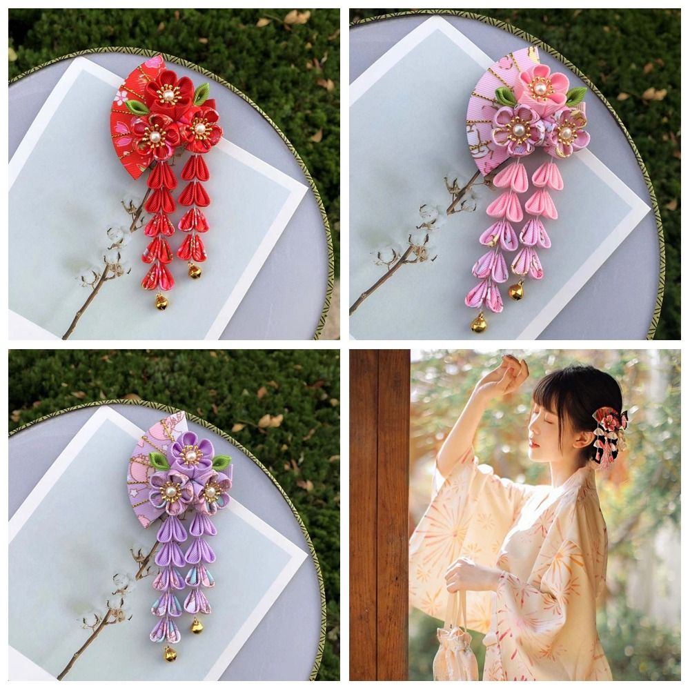 Sweet Tassels Tassel Fan Hairp - Women'S Kimono Accessories ulasan dan harga