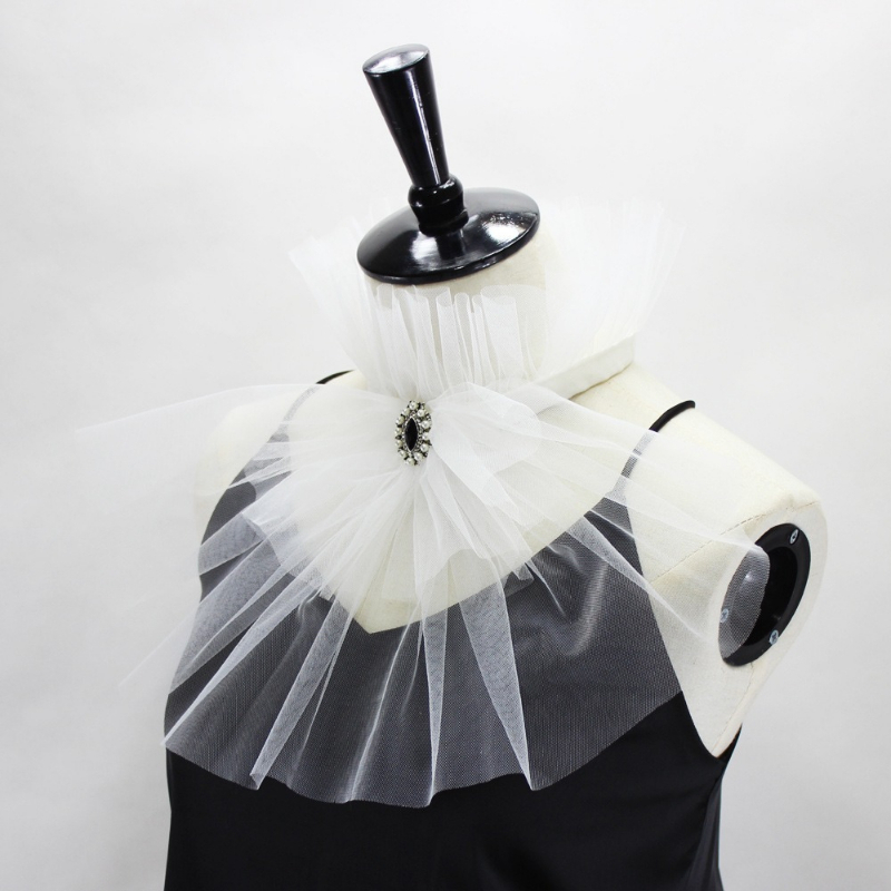 Vintage Court Style Stand Coll - Accessories Woman ulasan dan harga