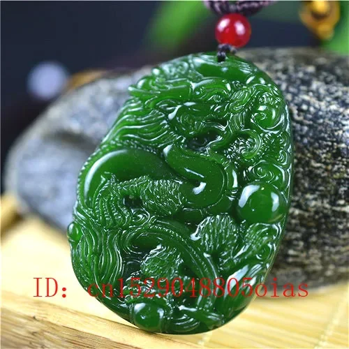 Natural Green Chinese Jade Dra - Women Accessories To Gift ulasan dan harga