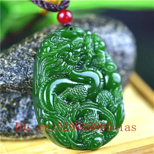 Natural Green Chinese Jade Dra - Women Accessories To Gift ulasan dan harga