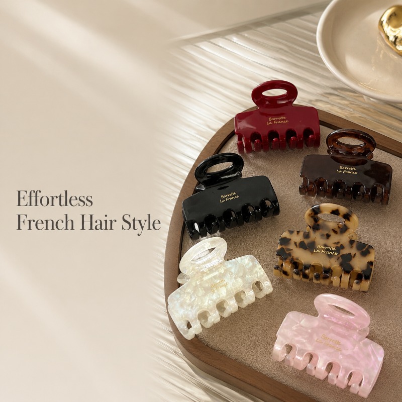 French Medium Hair Claw Clips  - Women'S Work Accessories ulasan dan harga