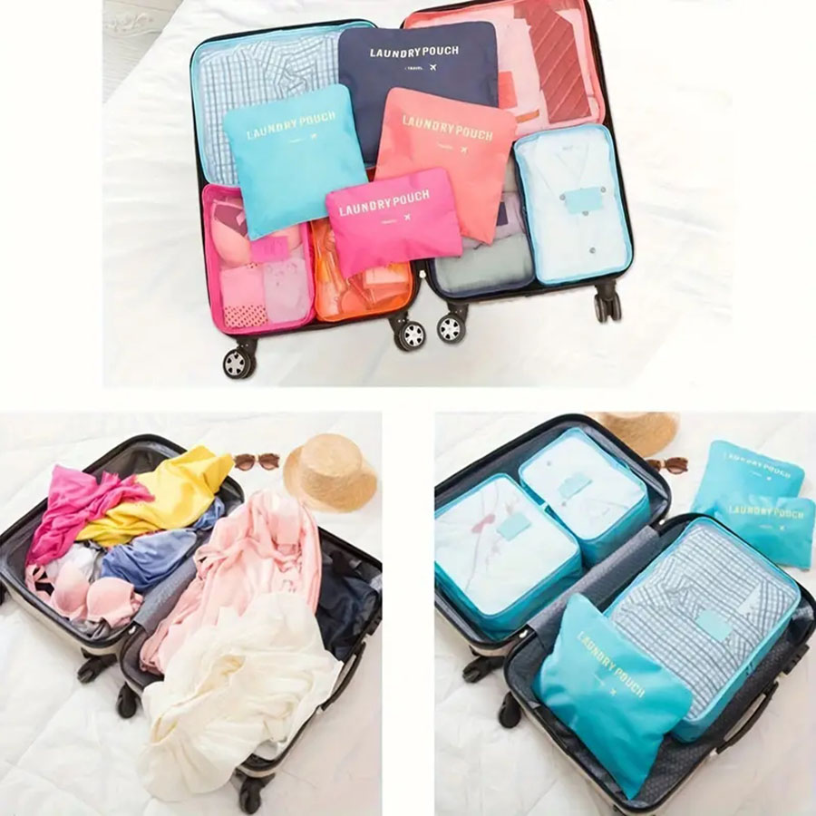 6pcs Travel Organizer Storage  - Women Accessories List ulasan dan harga