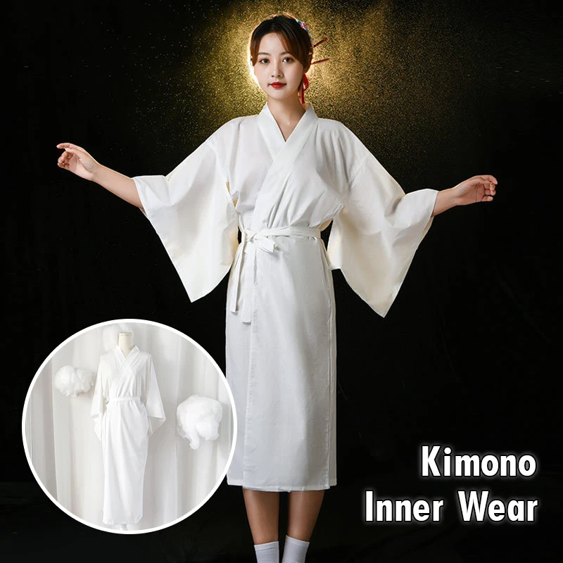 White Traditional Japanese Kim - Women'S Kimono Accessories ulasan dan harga