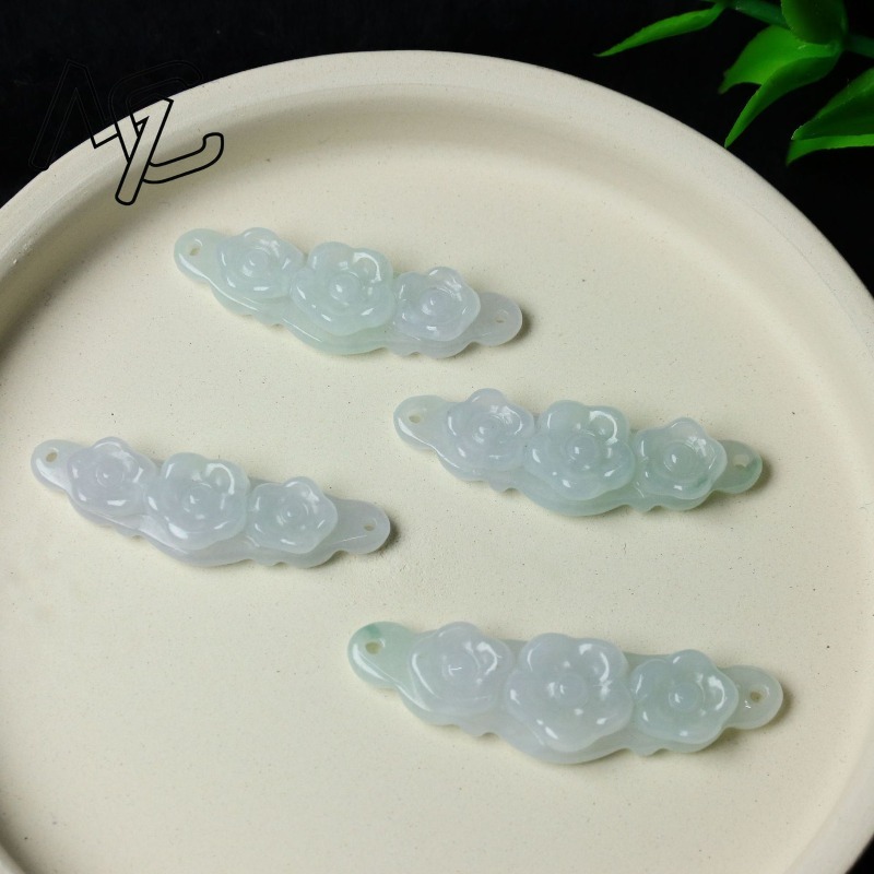1pc Natural Jadeite Emerald Fl - Women Accessories To Gift ulasan dan harga