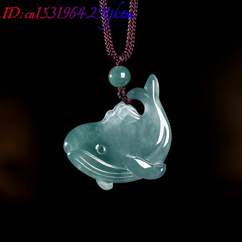 Natural Burmese Jadeite Whale  - Women Accessories To Gift ulasan dan harga