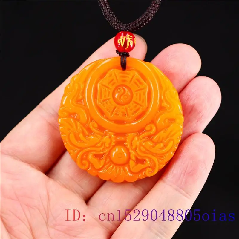Yellow Jade Dragon Pendant Gif - Women Accessories To Gift ulasan dan harga