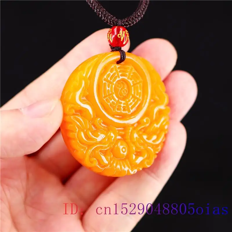 Yellow Jade Dragon Pendant Gif - Women Accessories To Gift ulasan dan harga
