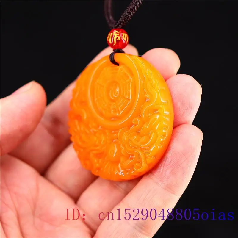 Yellow Jade Dragon Pendant Gif - Women Accessories To Gift ulasan dan harga