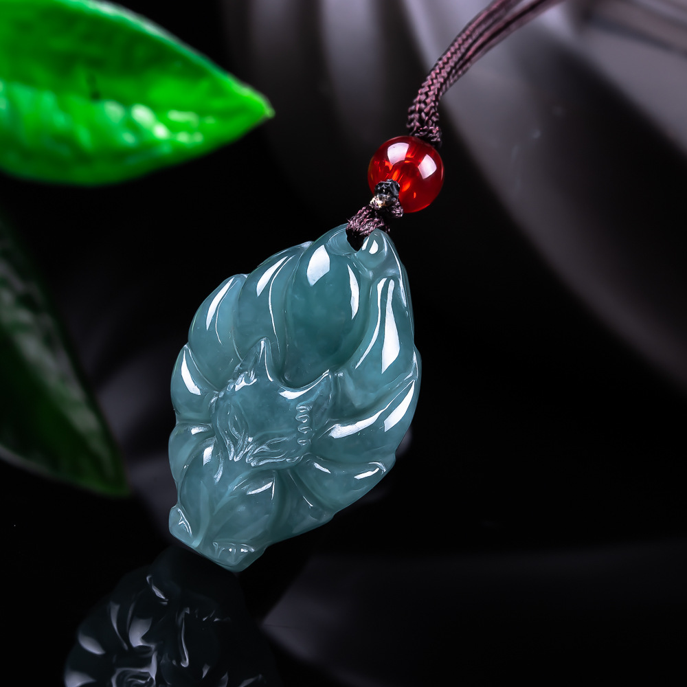 Natural Burmese Jadeite Fox Pe - Women Accessories To Gift ulasan dan harga