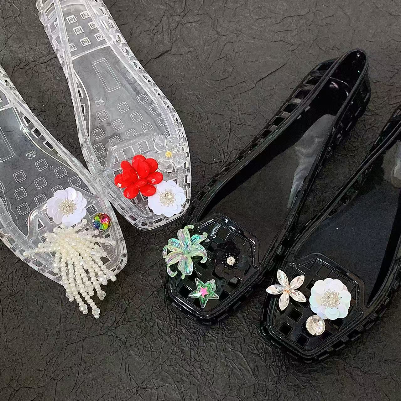 Jelly Crystal Shoes for Women, - Women'S Accessories For Shoes ulasan dan harga