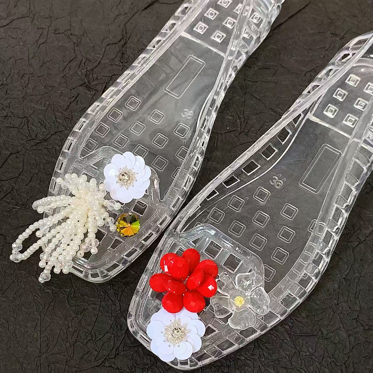 Jelly Crystal Shoes for Women, - Women'S Accessories For Shoes ulasan dan harga