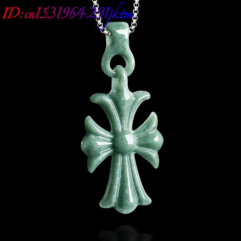 Natural Burmese Jadeite Cross  - Women Accessories To Gift ulasan dan harga