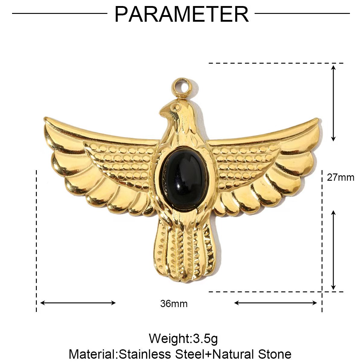 Cross border stainless steel e - Women'S Eagles Accessories ulasan dan harga