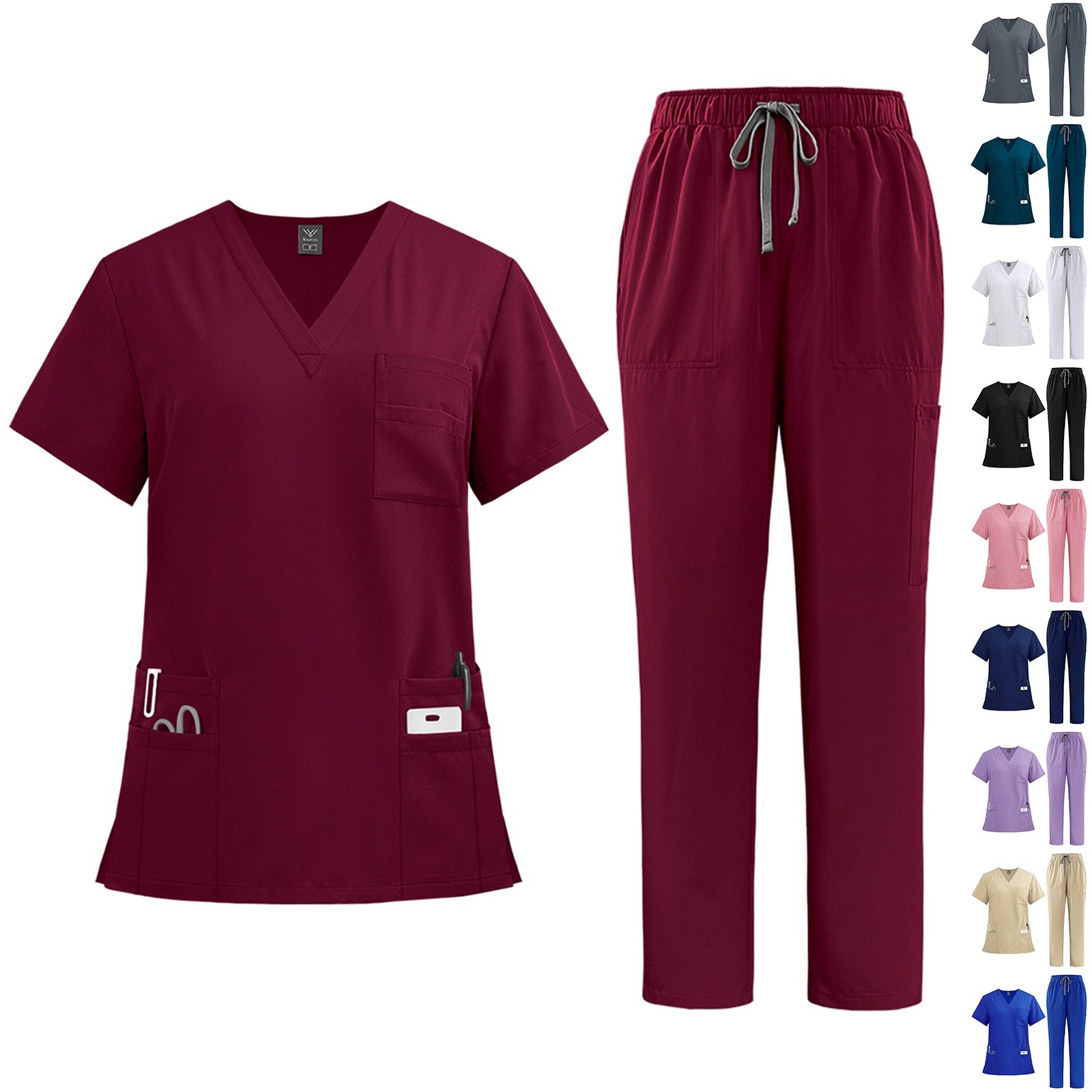 New Hospital Medical Scrub Sui - Women'S Work Accessories ulasan dan harga