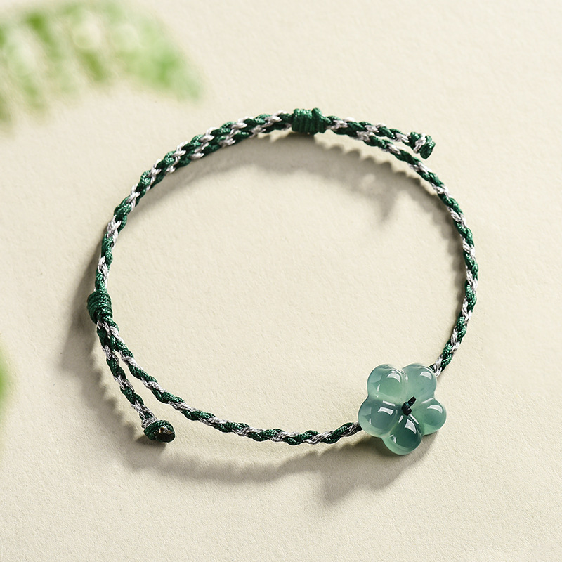 Burmese Jadeite Flower Bracele - Women Accessories To Gift ulasan dan harga