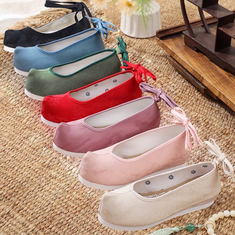 Solid Color Hanfu Ancient Styl - Women'S Accessories For Shoes ulasan dan harga