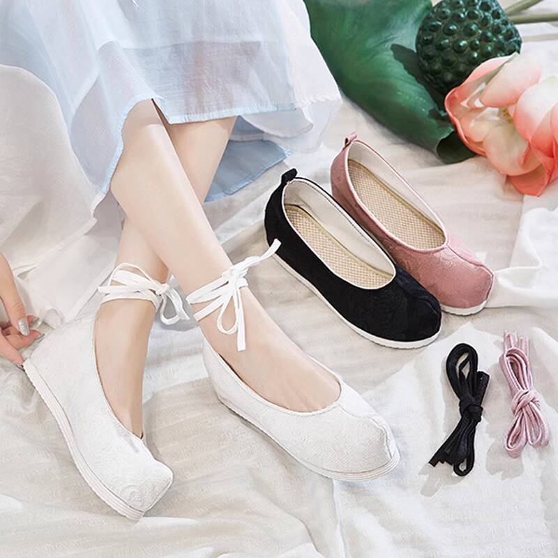 Solid Color Hanfu Ancient Styl - Women'S Accessories For Shoes ulasan dan harga