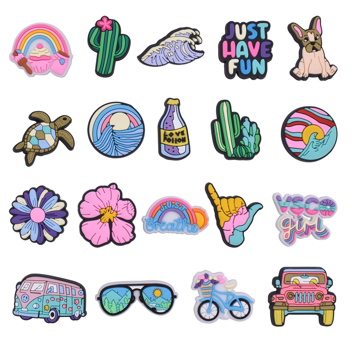 Beach Vacation Shoe Charms for - Women'S Accessories For Crocs ulasan dan harga
